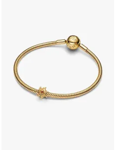 PANDORA Funklende Pavé Tredobbelt Række Charm | Glimtende Elegance 2