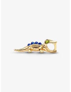 PANDORA Funklende Pavé Tredobbelt Række Charm | Glimtende Elegance