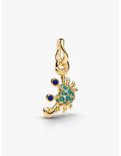 PANDORA Funklende Pavé Tredobbelt Række Charm | Glimtende Elegance