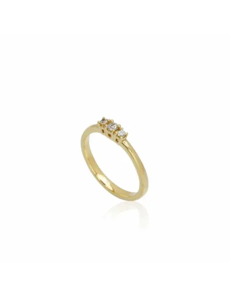 Grace forlovelsesring i 14 kt. guld med naturlige diamanter