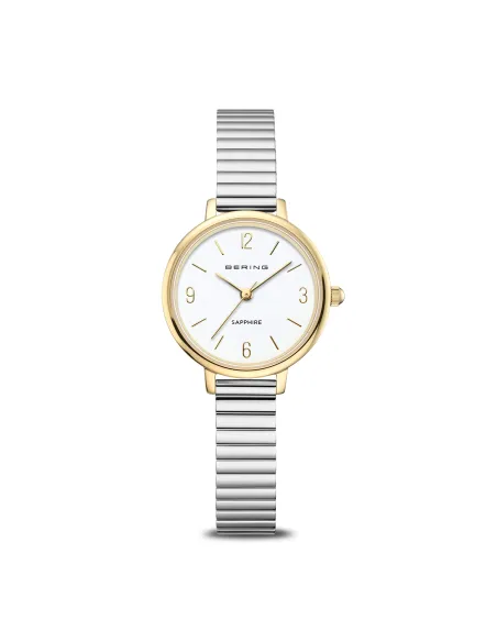 BERING Classic Dameur 11028-914 | Safirglas & Stållænke