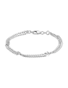 BNH | Singapore Armbånd 3,5 mm Sølv