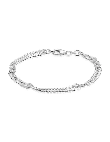 BNH | Singapore Armbånd 3,5 mm Sølv