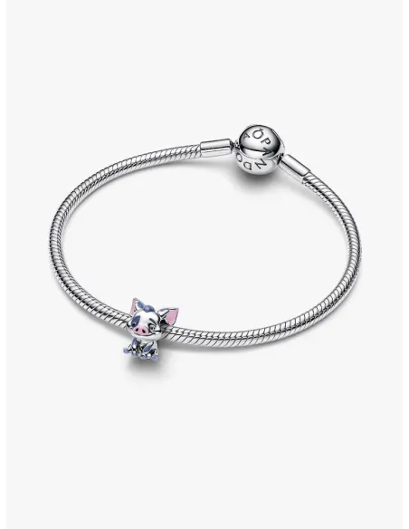 PANDORA Funklende Pavé Tredobbelt Række Charm | Glimtende Elegance