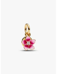 PANDORA Funklende Pavé Tredobbelt Række Charm | Glimtende Elegance