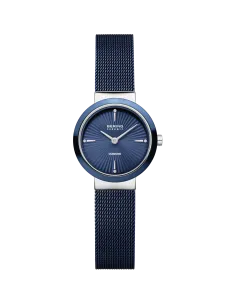 BERING Classic Dameur 11020-833 | Grøn Læderrem & Safirglas