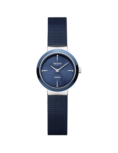 BERING Classic Dameur 11020-833 | Grøn Læderrem & Safirglas
