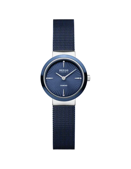 BERING Classic Dameur 11020-833 | Grøn Læderrem & Safirglas