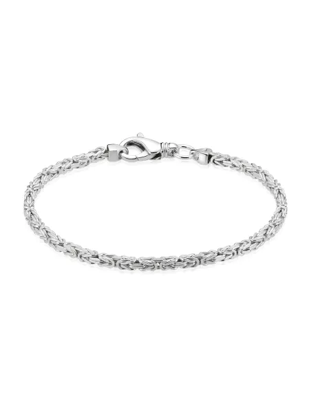 BNH | Konge Armbånd 2,8 mm Sølv