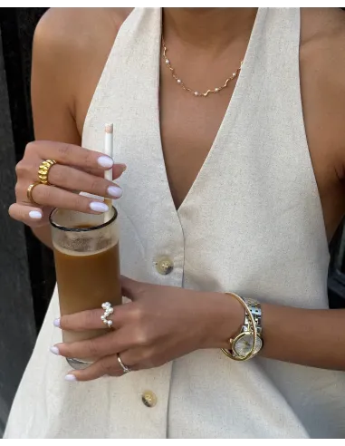 Nava Copenhagen | Lorelai Necklace - Forgyldt