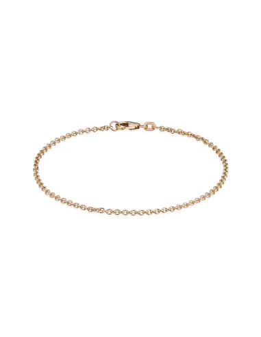 BNH | Anker Rund Armabånd 0,5 mm 14 kt Rosaguld