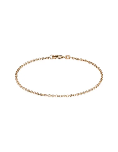 BNH | Anker Rund Armabånd 0,5 mm 14 kt Rosaguld