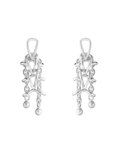 GEORG JENSEN | WEFT dobbelte øreringe
