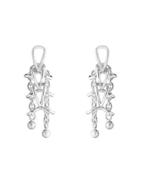 GEORG JENSEN | WEFT dobbelte øreringe