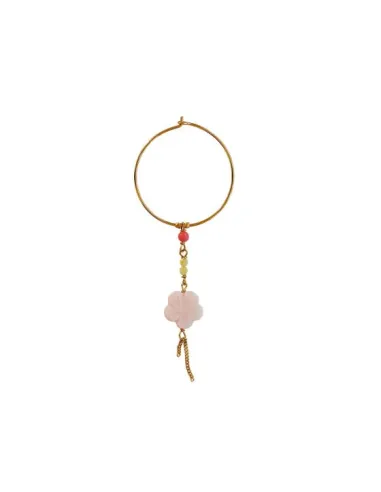 STINE A Cherry Blossom Hoop Earring - Single