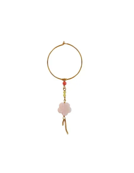 STINE A Cherry Blossom Hoop Earring - Single