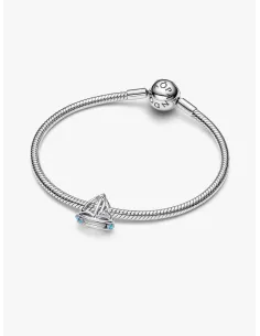 PANDORA Funklende Pavé Tredobbelt Række Charm | Glimtende Elegance 2