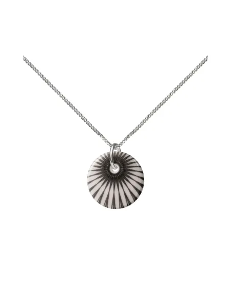 Scherning | SPLASH halskæde, 45 cm · SWAN BLACK