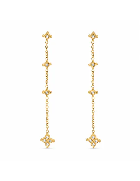 BAY BY AQUA DULCE | CLAIRE SQUARE EARRING