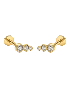 BAY BY AQUA DULCE | CLAIRE LINE EARRING