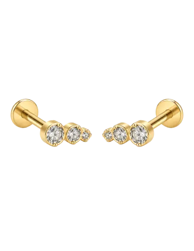 BAY BY AQUA DULCE | CLAIRE LINE EARRING