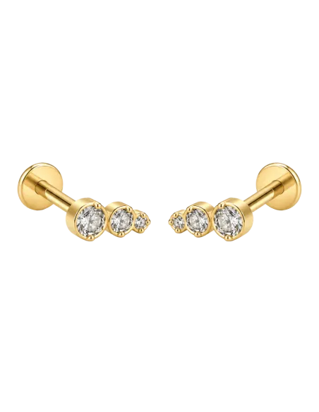 BAY BY AQUA DULCE | CLAIRE LINE EARRING