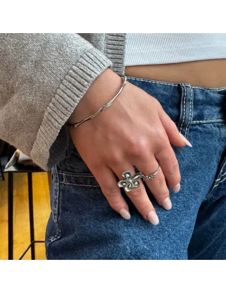 Sistie 2nd | Aria - Armring Stål