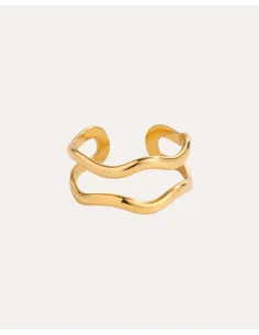 KHAAI STUDIO | Unda Ring - Forgyldt