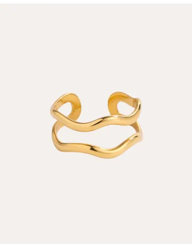 KHAAI STUDIO | Unda Ring - Forgyldt