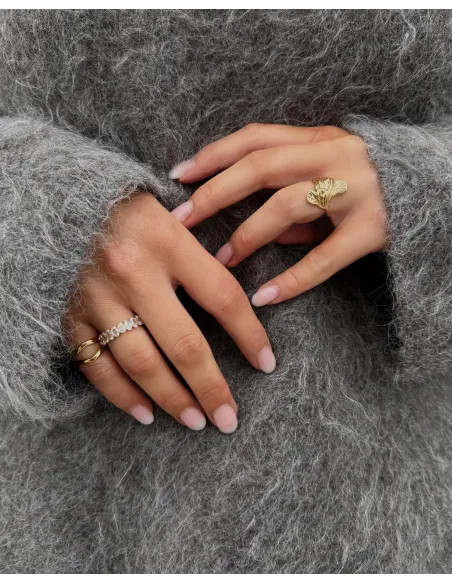KHAAI STUDIO | Unda Ring - Forgyldt