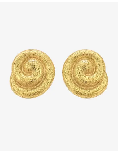 KHAAI STUDIO | Swirl Earrings - Forgyldt