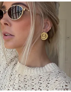 KHAAI STUDIO | Swirl Earrings - Forgyldt 2