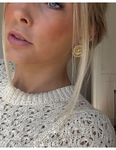 KHAAI STUDIO | Swirl Earrings - Forgyldt