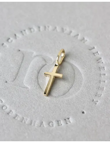 Ro Copenhagen | Symbols Kors vedhæng - 18kt Rødguld