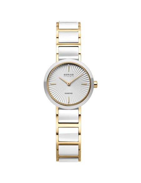 BERING Ceramic Dameur 11435-738 | Safirglas & Lænke