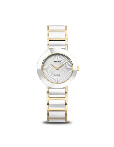 BERING Ceramic Dameur 11435-738 | Safirglas & Lænke