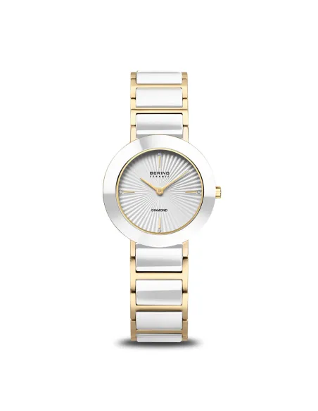 BERING Ceramic Dameur 11435-738 | Safirglas & Lænke