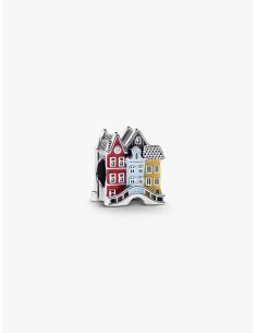 PANDORA Funklende Pavé Tredobbelt Række Charm | Glimtende Elegance
