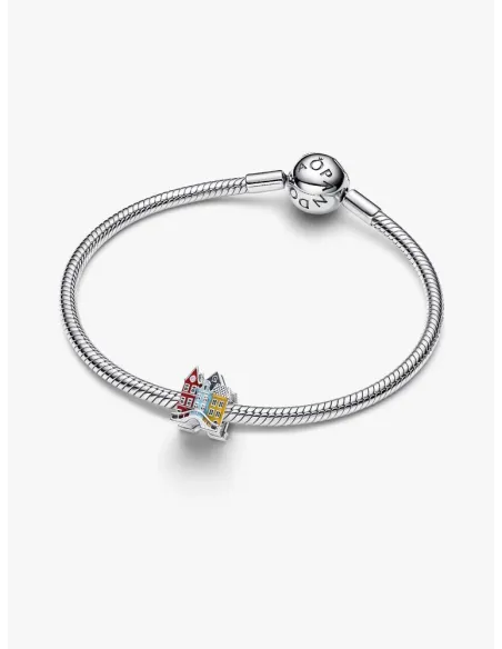 PANDORA Funklende Pavé Tredobbelt Række Charm | Glimtende Elegance