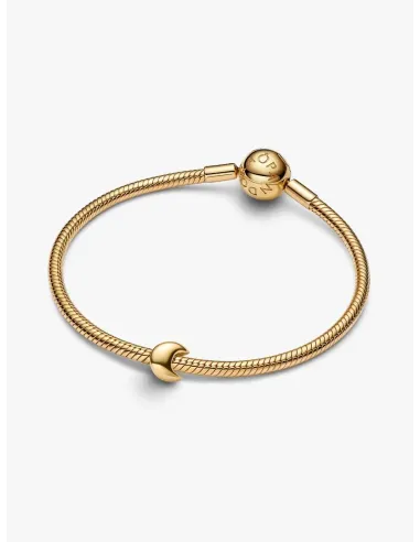 PANDORA Funklende Pavé Tredobbelt Række Charm | Glimtende Elegance