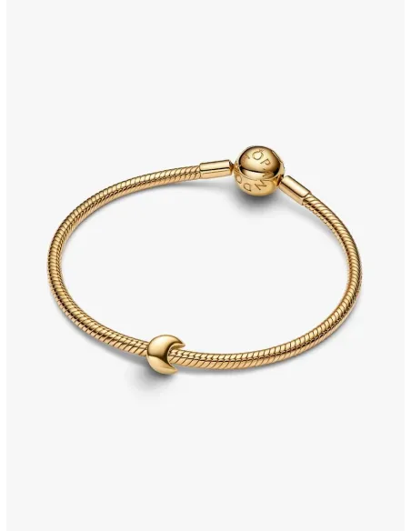 PANDORA Funklende Pavé Tredobbelt Række Charm | Glimtende Elegance