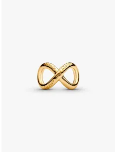 PANDORA Funklende Pavé Tredobbelt Række Charm | Glimtende Elegance