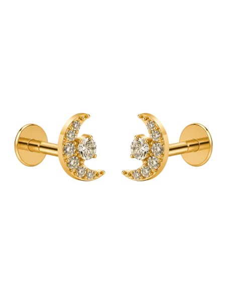 BAY BY AQUA DULCE | CLAIRE MOON EARRING