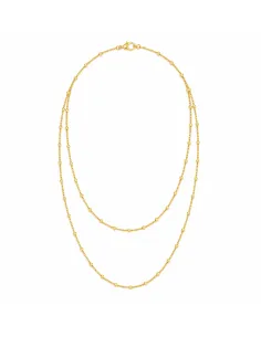 BAY BY AQUA DULCE | FLOWY DOUBLE NECKLACE
