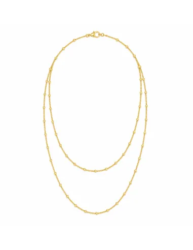 BAY BY AQUA DULCE | FLOWY DOUBLE NECKLACE