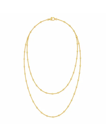 BAY BY AQUA DULCE | FLOWY DOUBLE NECKLACE