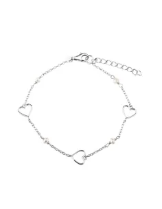 AQUA DULCE | ALMA PEARL BRACELET | SILVER