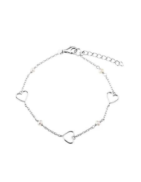 AQUA DULCE | ALMA PEARL BRACELET | SILVER