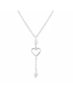 AQUA DULCE | ALMA PEARL NECKLACE | SILVER