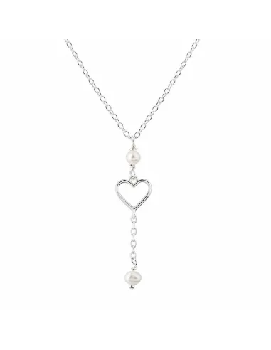 AQUA DULCE | ALMA PEARL NECKLACE | SILVER
